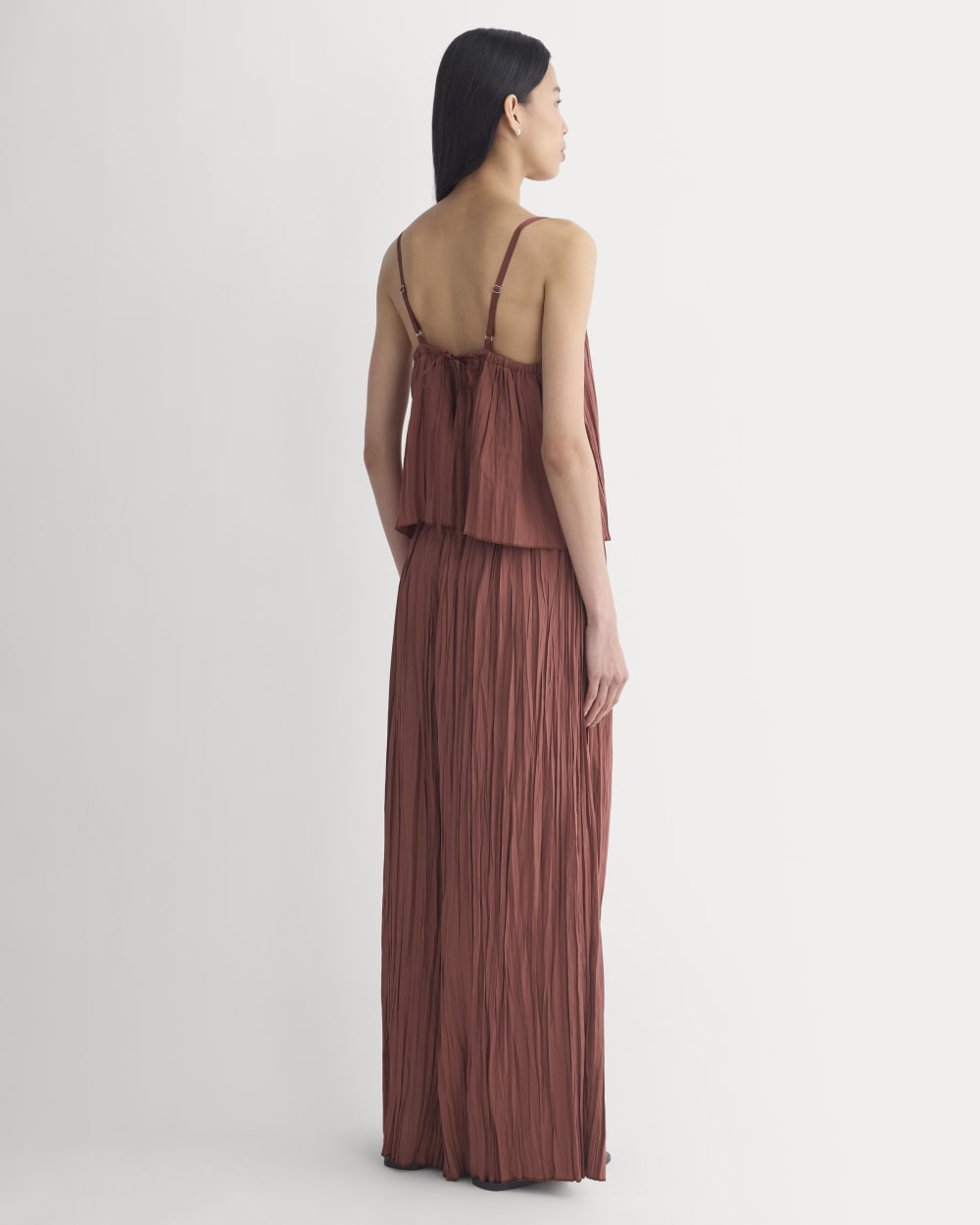 Crinkle Trapeze Tank | Henna Red – Everlane
