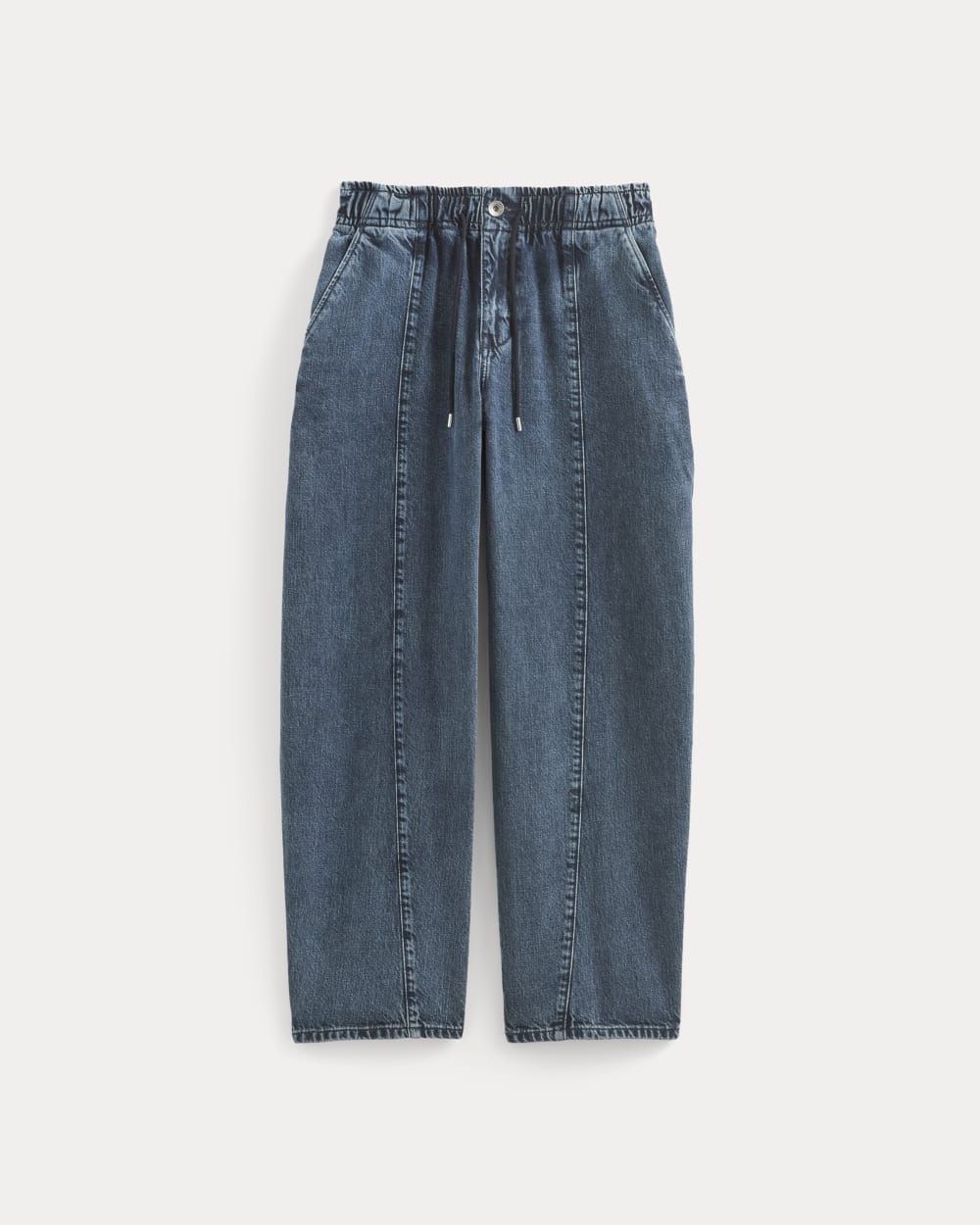 LE CIEL BLEU Drawstring Baggy Jeansブルー38 The Drawstring Baggy Jean | Mid Indigo – Everlane