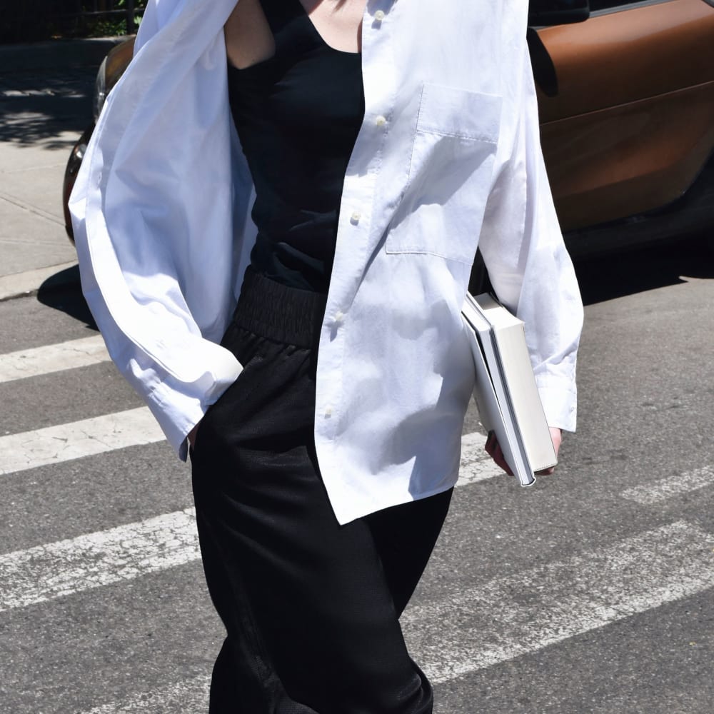 The Poplin Tie Back Shirt | White – Everlane