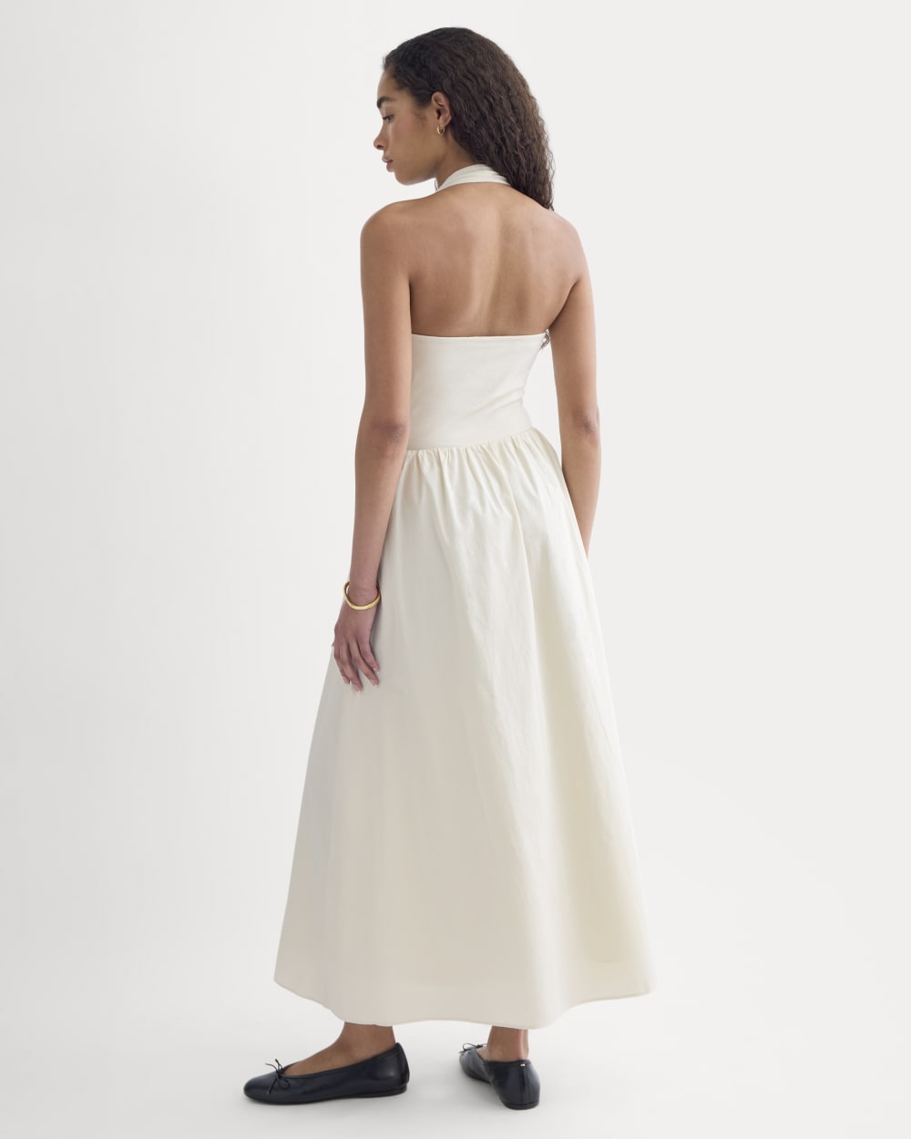 Halter Dress in Ultrasoft Cotton | Birch Everlane Halter Dress in Ultrasoft Cotton | Birch Everlane