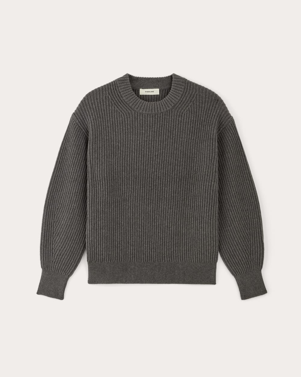 The Cocoon Crew in Everyday Cotton | Heathered Charcoal – Everlane