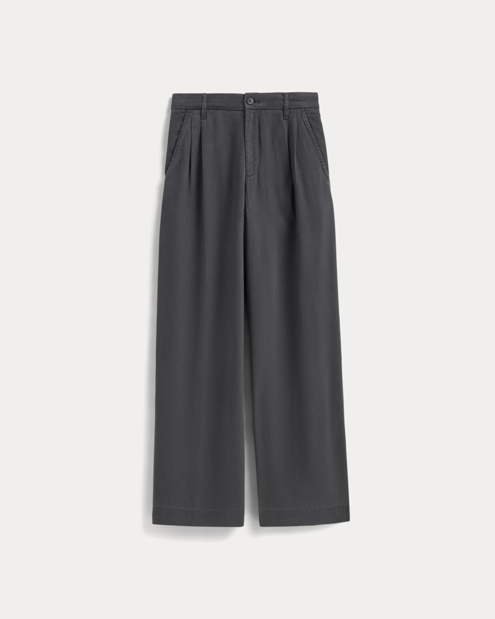 womens-tencel-twill-pleated-chino-graphite | alt