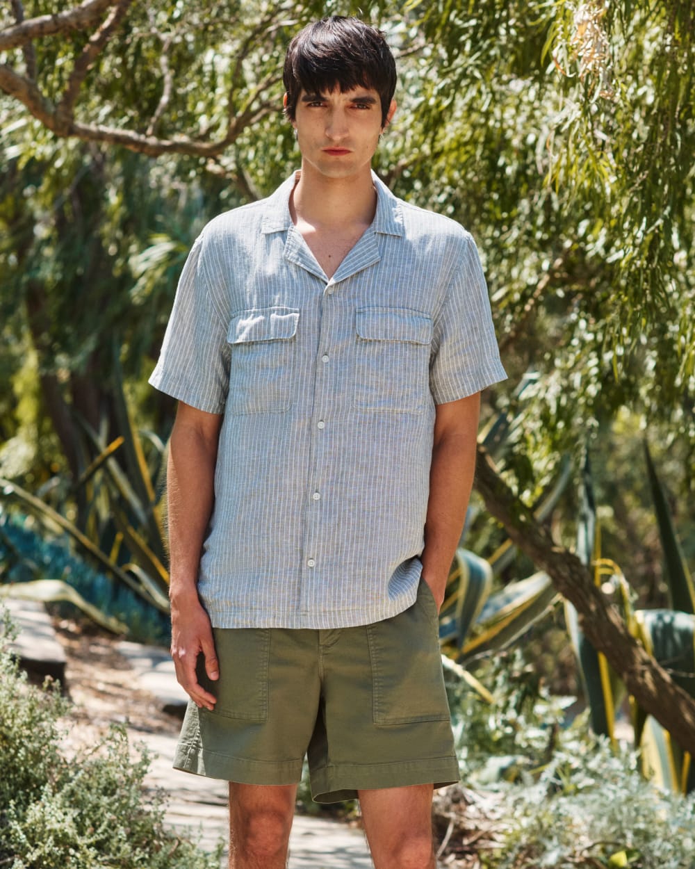 The Canvas Relaxed Short | Lichen Green – Everlane