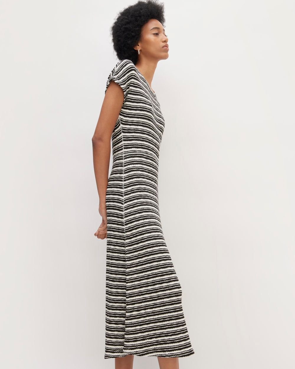 everlane ribbed midi dress The Rib-Knit A-Line Tank Dress