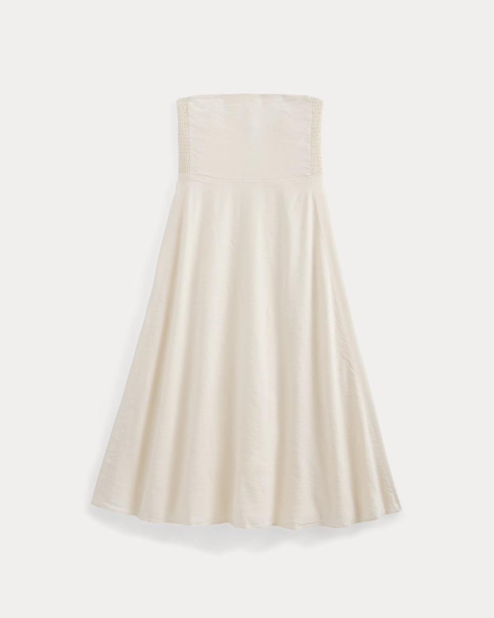 womens-strapless-dress-in-stretch-linen-bone | alt