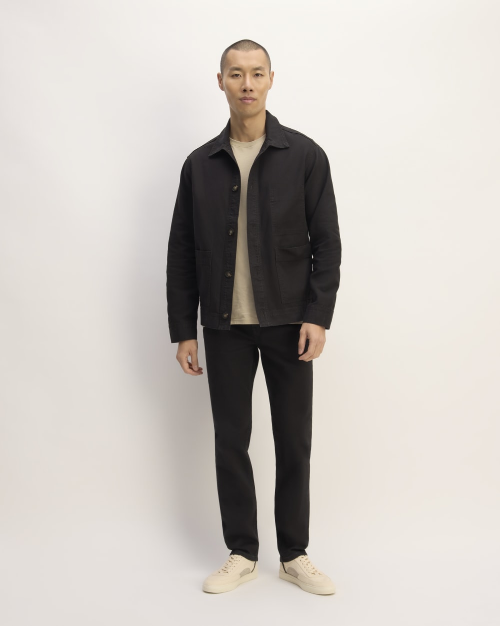 The Organic Cotton Chore Jacket | Black Everlane The Organic Cotton Chore Jacket | Black Everlane