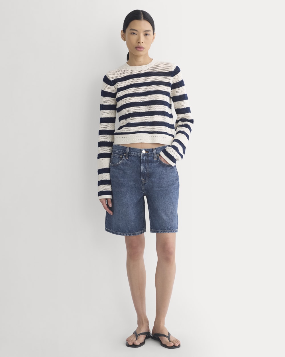 womens-open-knit-ls-crew-everyday-cotton-black-canvas-true-navy-stripe