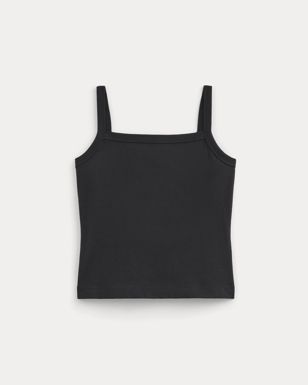 トップス lohen SQUARE NECK COMPACT TOPS black The Essential Square-Neck Tank | Black – Everlane