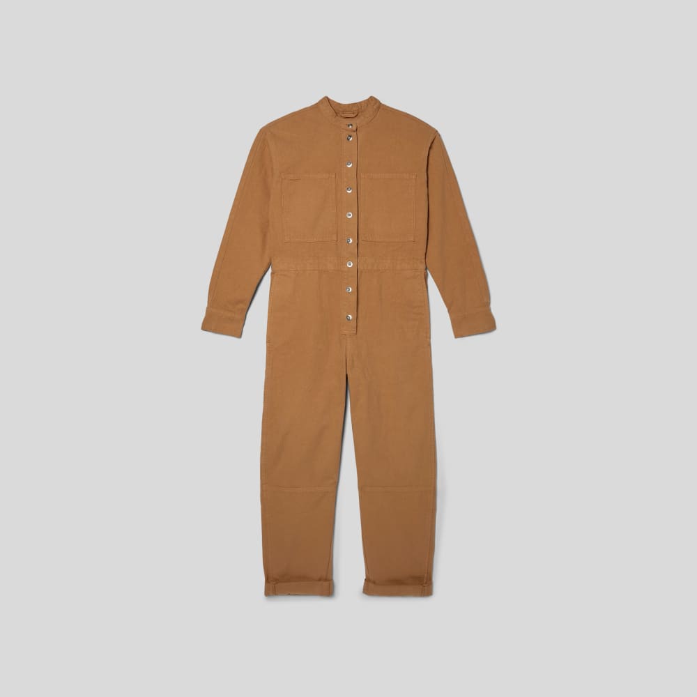 The Canvas Organic Cotton Coverall | Cappuccino – Everlane
