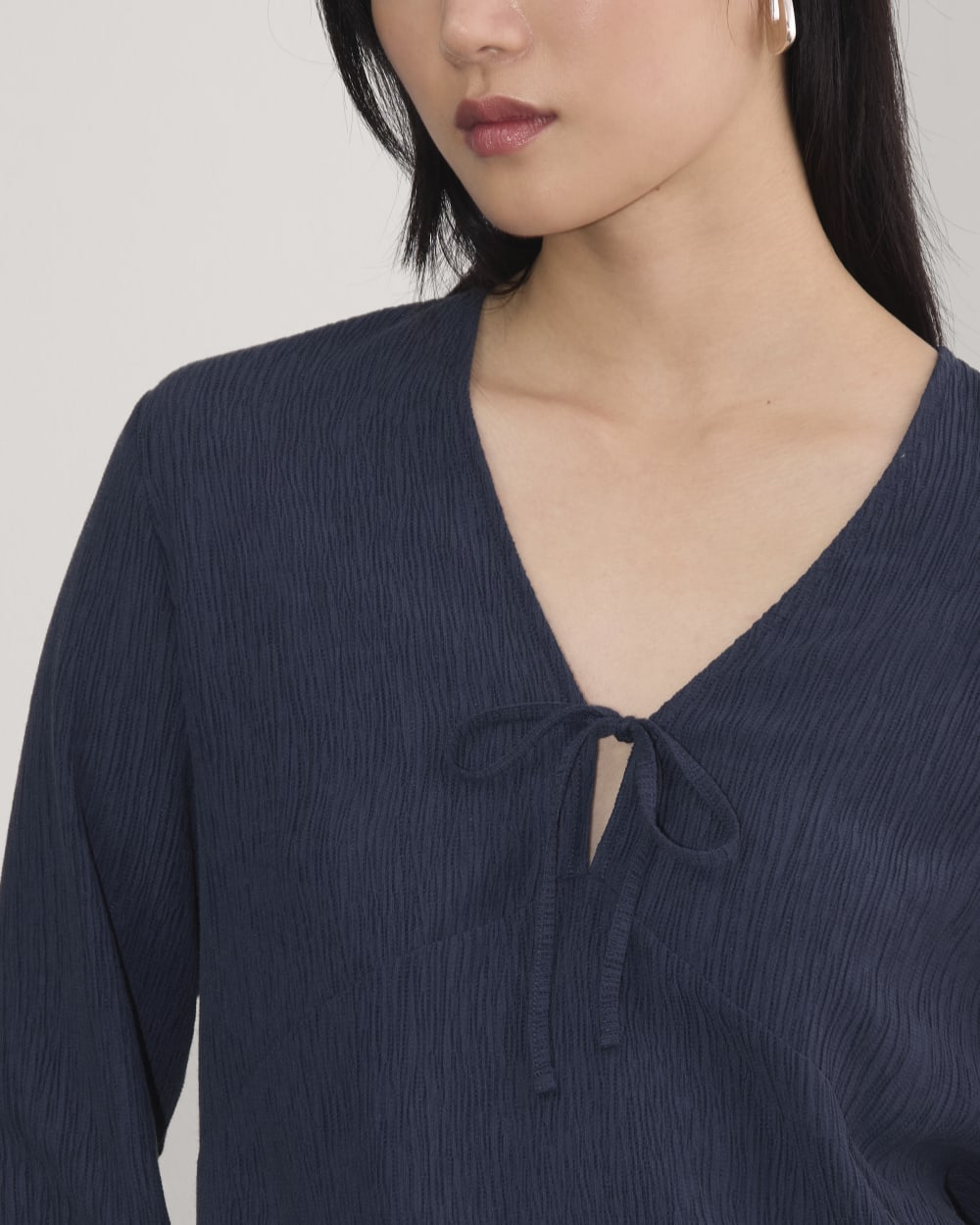 womens-crinkle-long-sleeve-navy