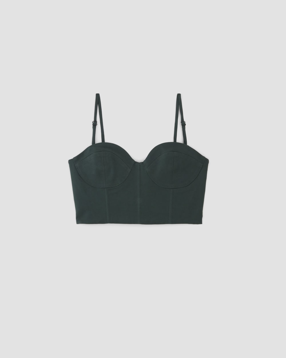 womens-structured-cotton-bustier-scarab | alt