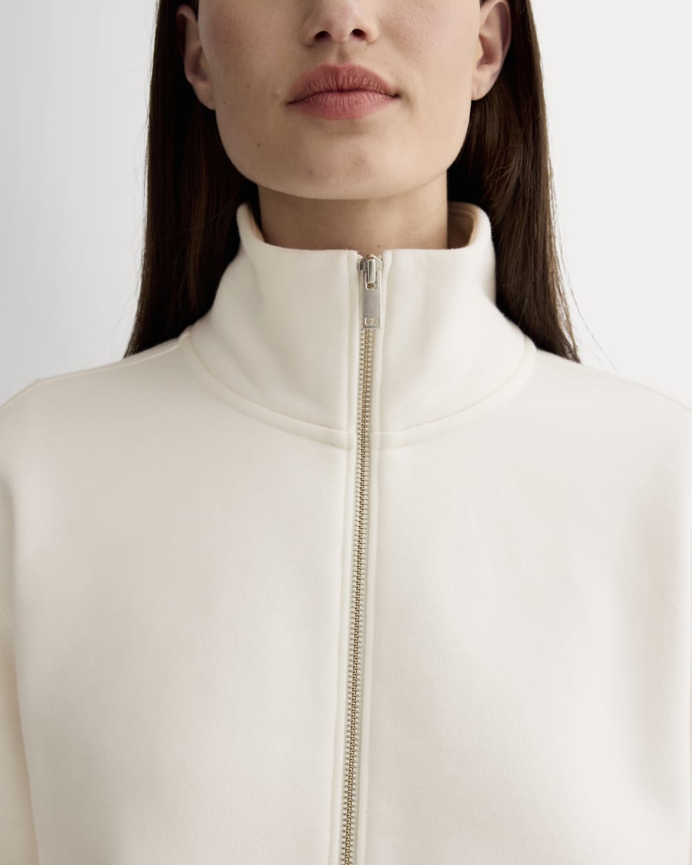 Luxe Fleece Half-Zip Sweatshirt | Bone – Everlane