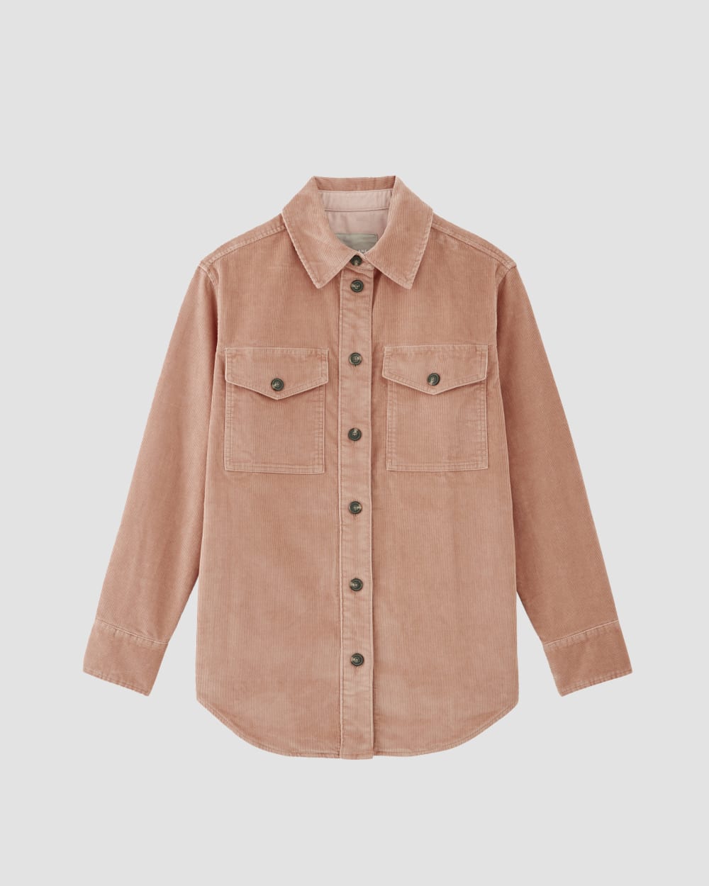 50s corduroy shirt サーモンピンク　オレンジ　ウエスタン Washed Mauve Men's Stretch Corduroy Utility Shirt – Mugsy