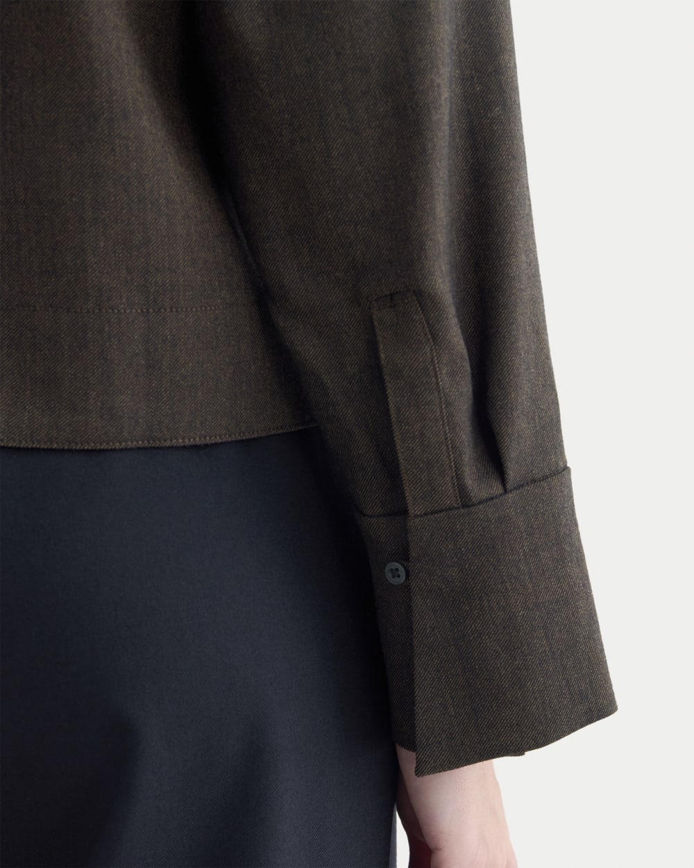Overshirt in Tailor Twill | Heather Graphite