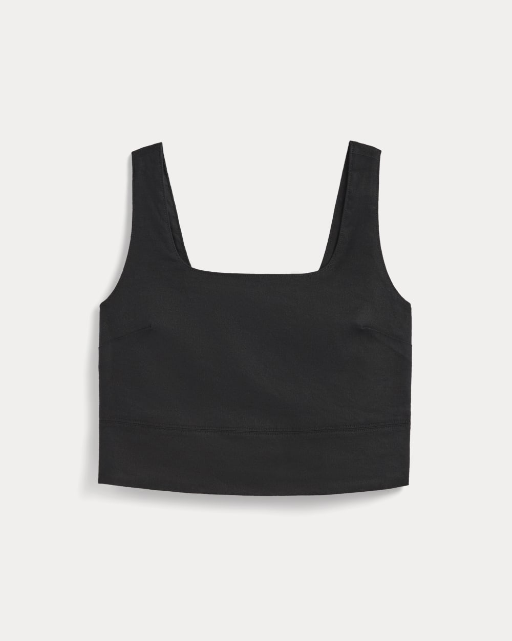 womens-square-tank-in-stretch-linen-black | alt