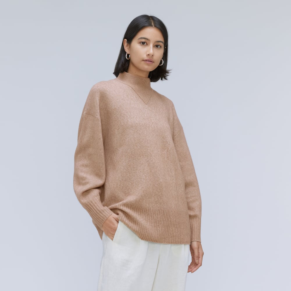 The Cozy-Stretch Pullover | Taupe Grey – Everlane