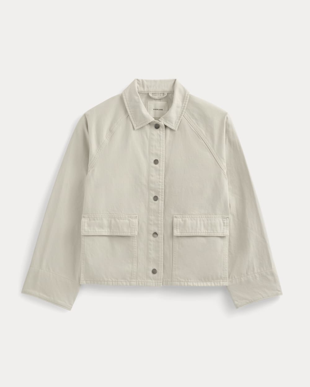 Cropped Denim Jacket | Garment-Dyed Sand – Everlane Cropped Denim Jacket | Garment-Dyed Sand – Everlane