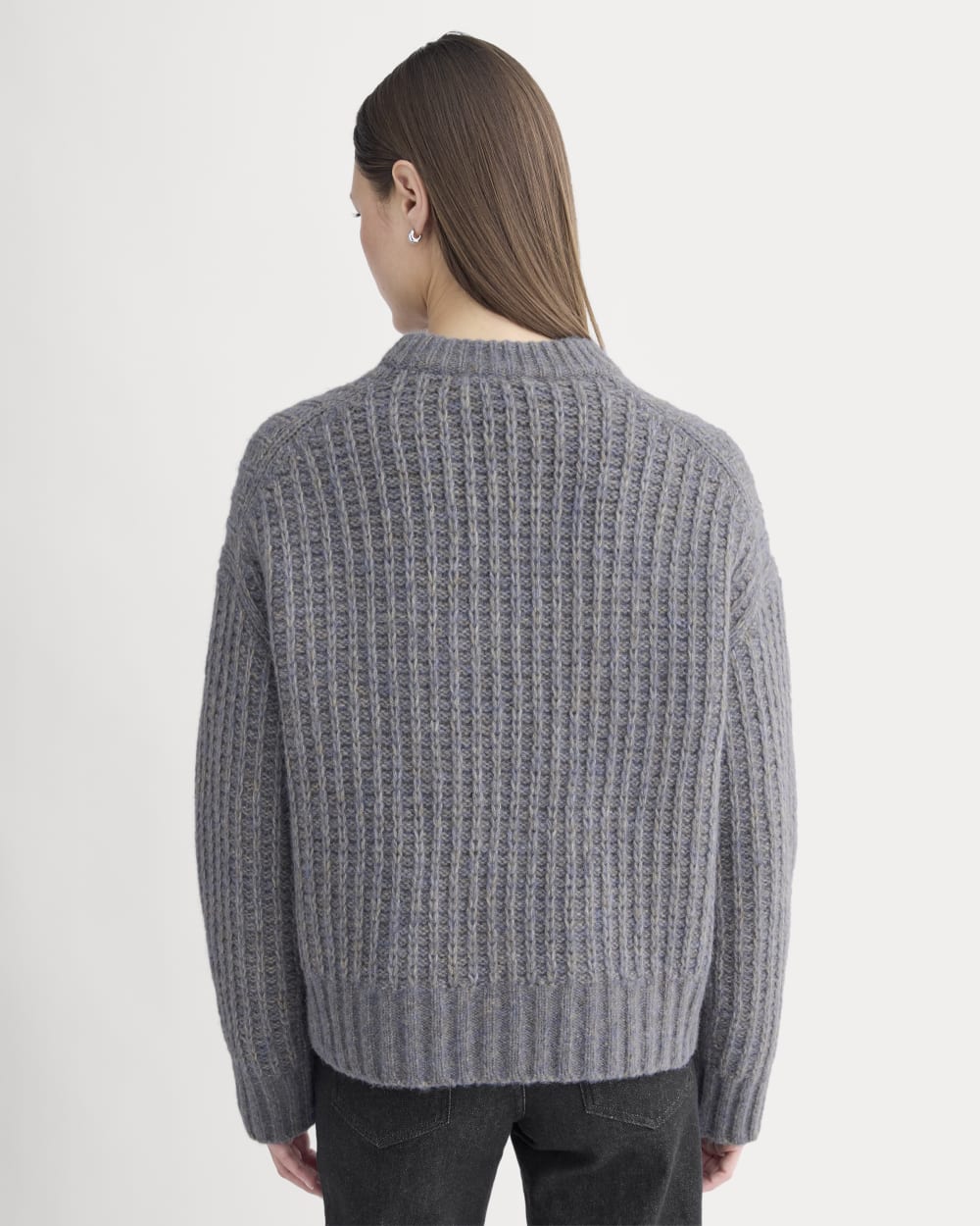 Waffle Sweater in Cloud | Blue Multi Twist – Everlane