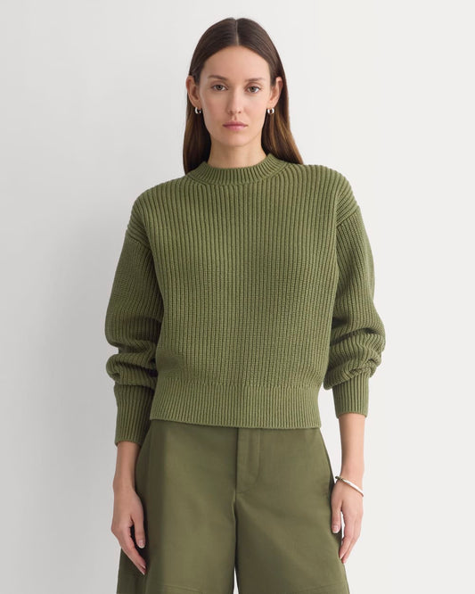 womens-cropped-ribbed-crew-cotton-mayfly | primary