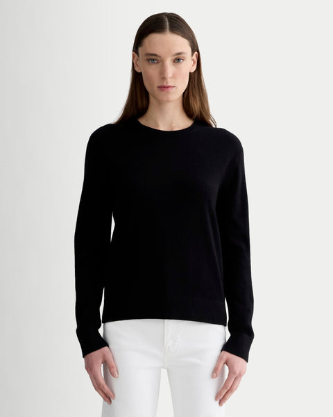The Classic Crew in Cashmere | Black – Everlane