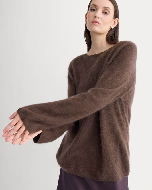 womens-lush-cashmere-shoulder-sweater-raven | primary