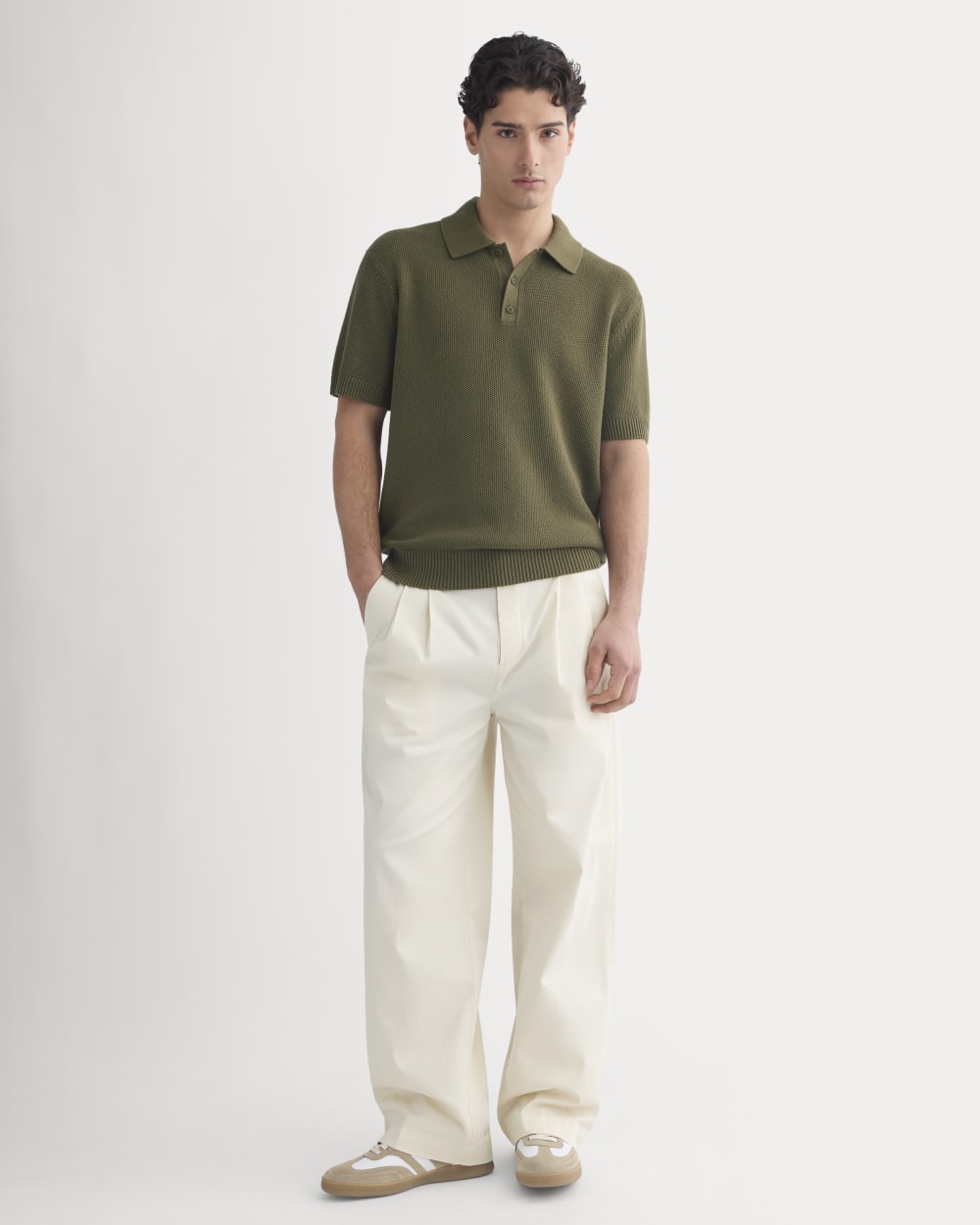 Seed Stitch Polo | Beech – Everlane