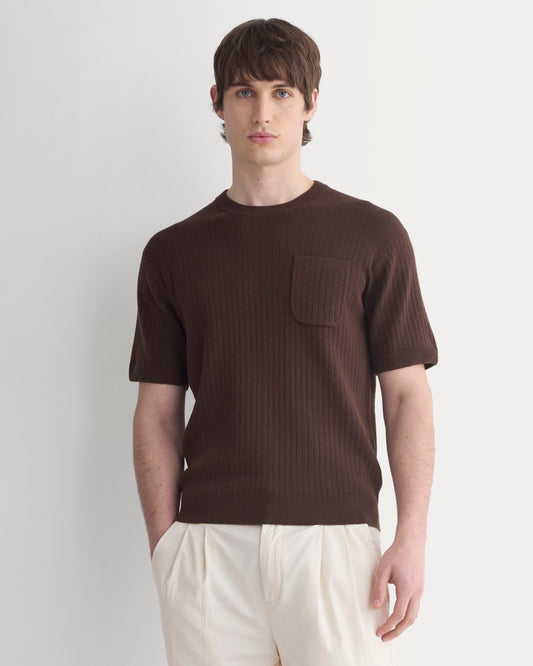 mens-textured-knit-tee-coffee-bean | primary