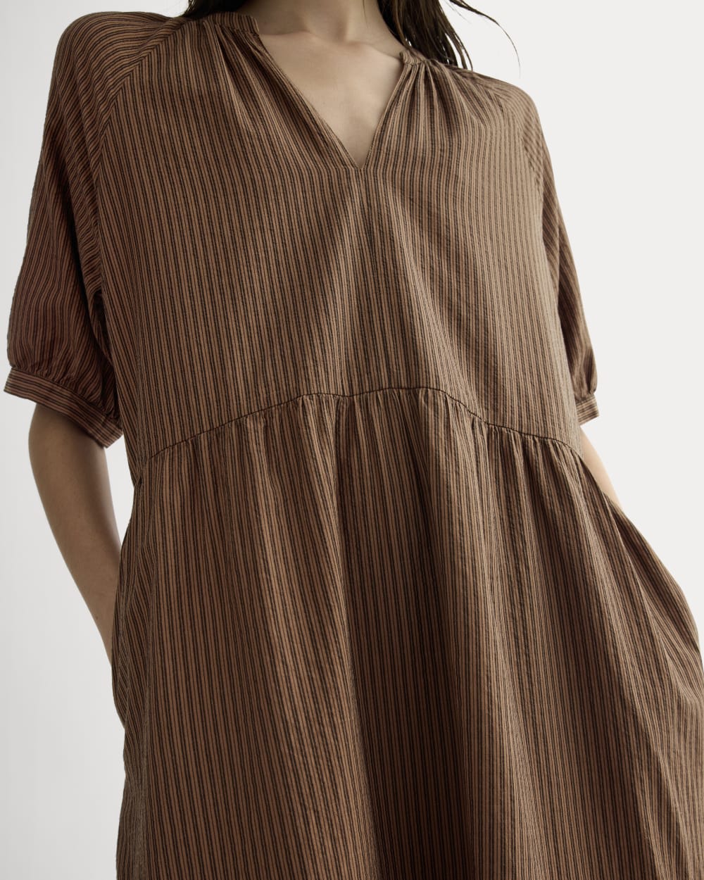 The Farmers Market Dress | Carob Brown / Black Everlane The Farmers Market Dress | Carob Brown / Black Everlane