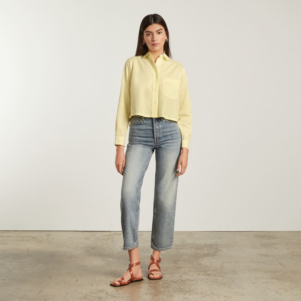 womens-silky-cttn-cropped-shirt-pastel-yellow