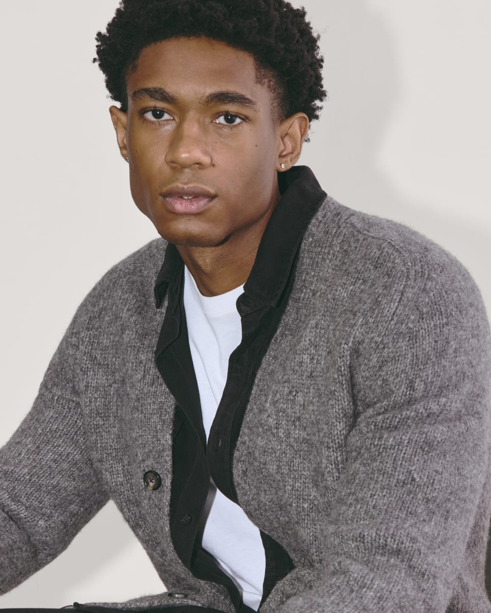 The Cloud Relaxed Cardigan | Heather Charcoal – Everlane