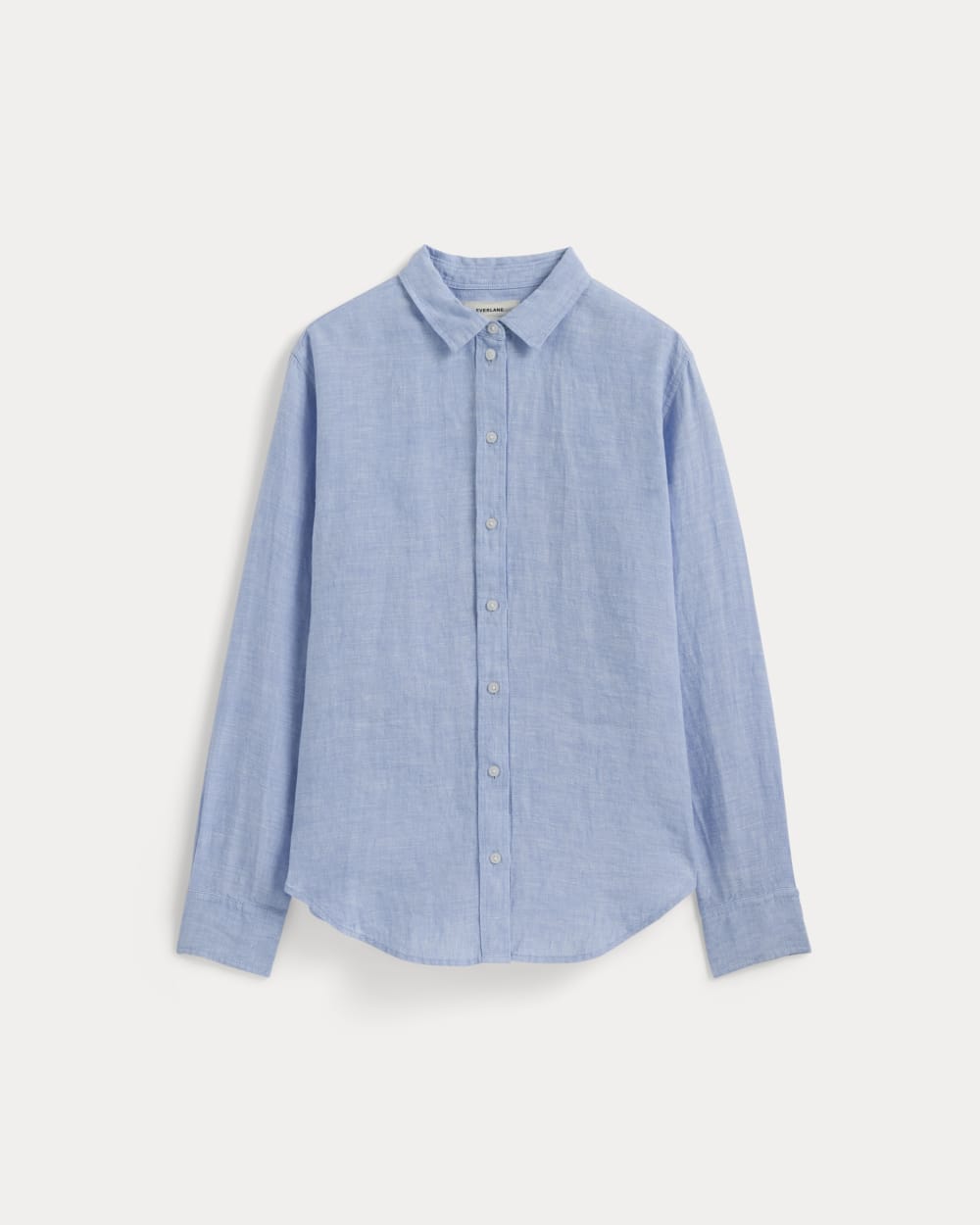 Everlane Women's Must-Have Shirt in Linen in Light Blue, Size 4 Everlane Women's Must-Have Shirt in Linen in Light Blue, Size 4