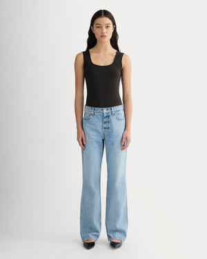The Form Square-Neck Bodysuit | Black