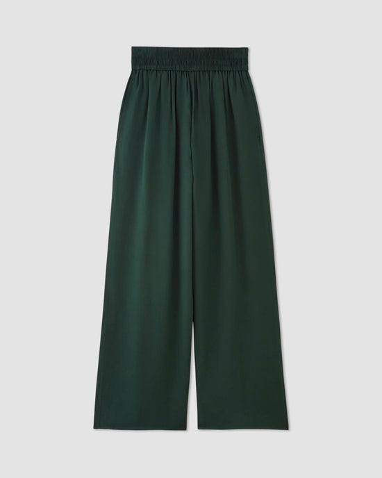 Jyline 3/4 Buttoned Satin Top B Scarab