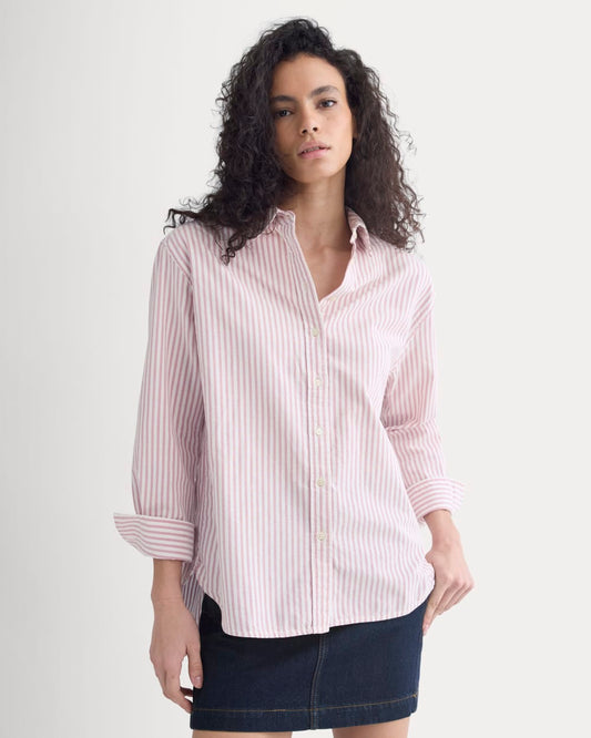 womens-everyday-oxford-shirt-bone-heather-rose | primary