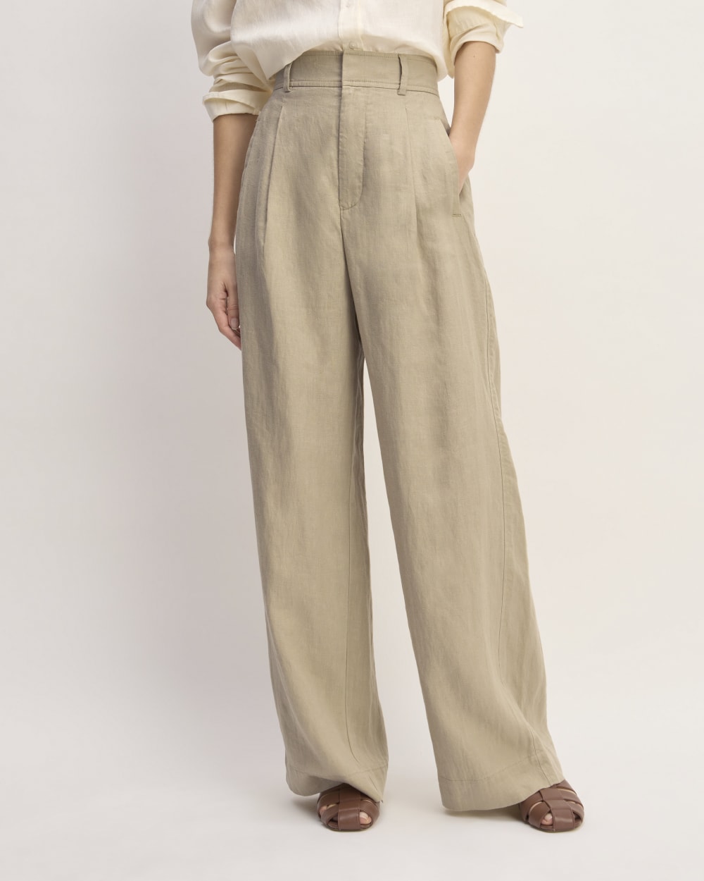 womens-linen-way-high-drape-pant-trench-coat-khaki