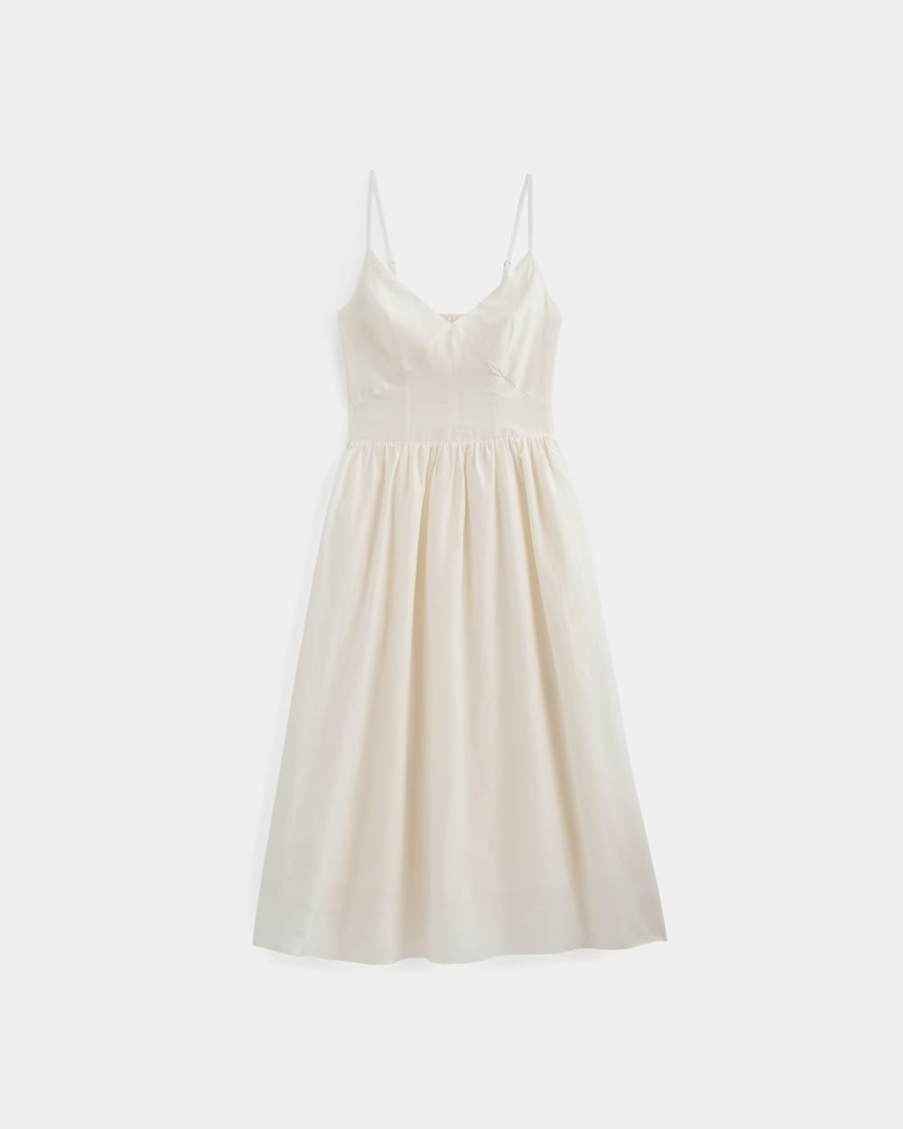 womens-midi-dress-in-cotton-silk-voile-bone | alt