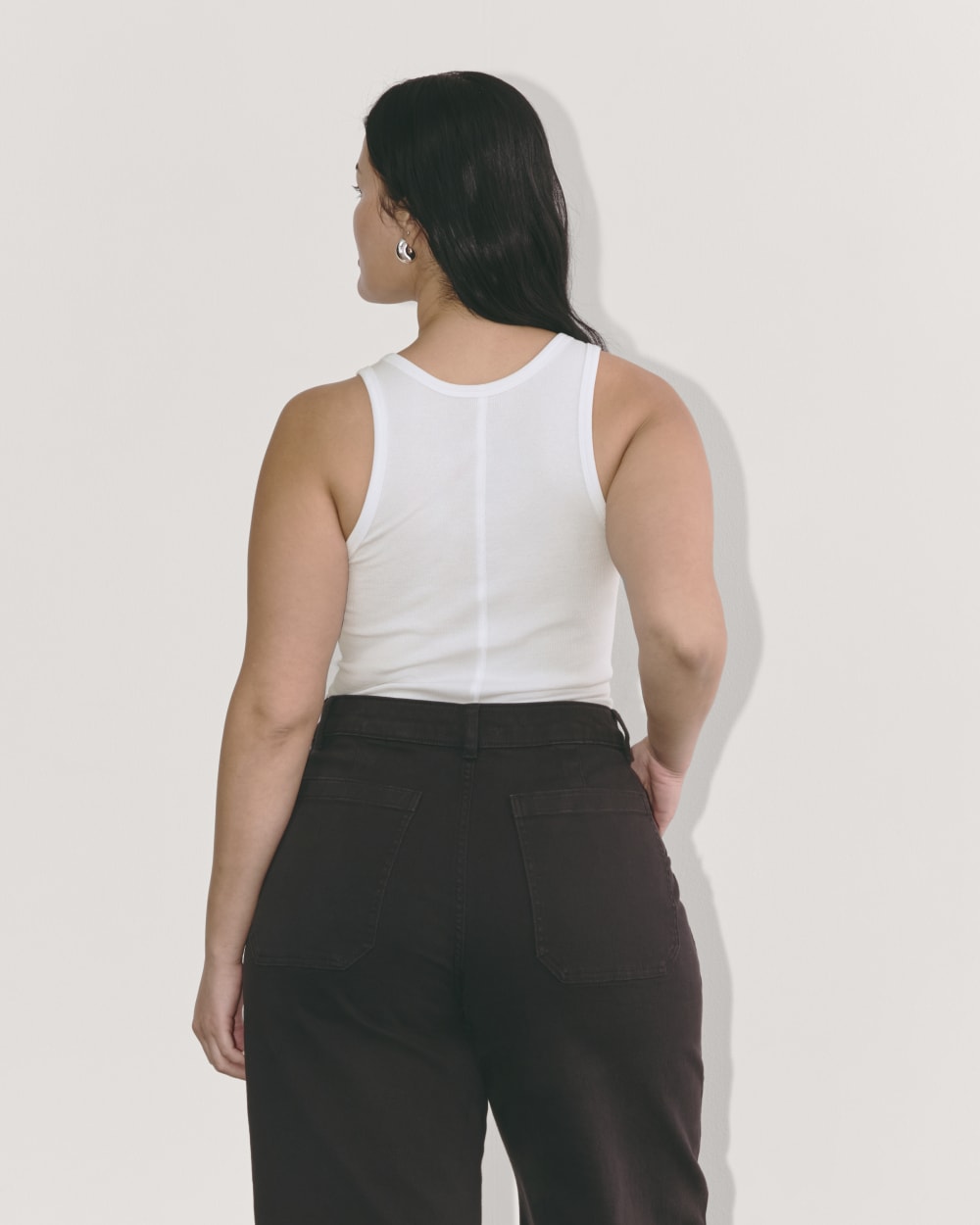 everyone 3P rib tank top (WHITE) サイズ　XL everyone 3P rib tank top (WHITE) | everyone