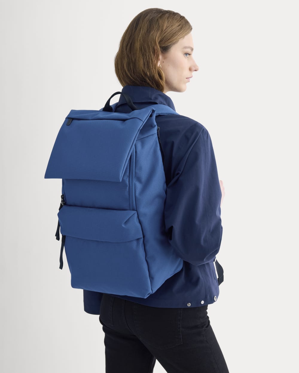 Everlane ReNew Transit Backpack In Estate Blue, Polyester