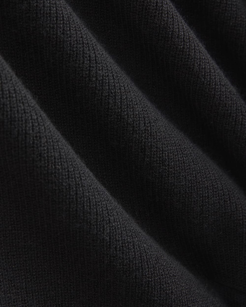 womens-knit-quarter-zip-polo-dress-black