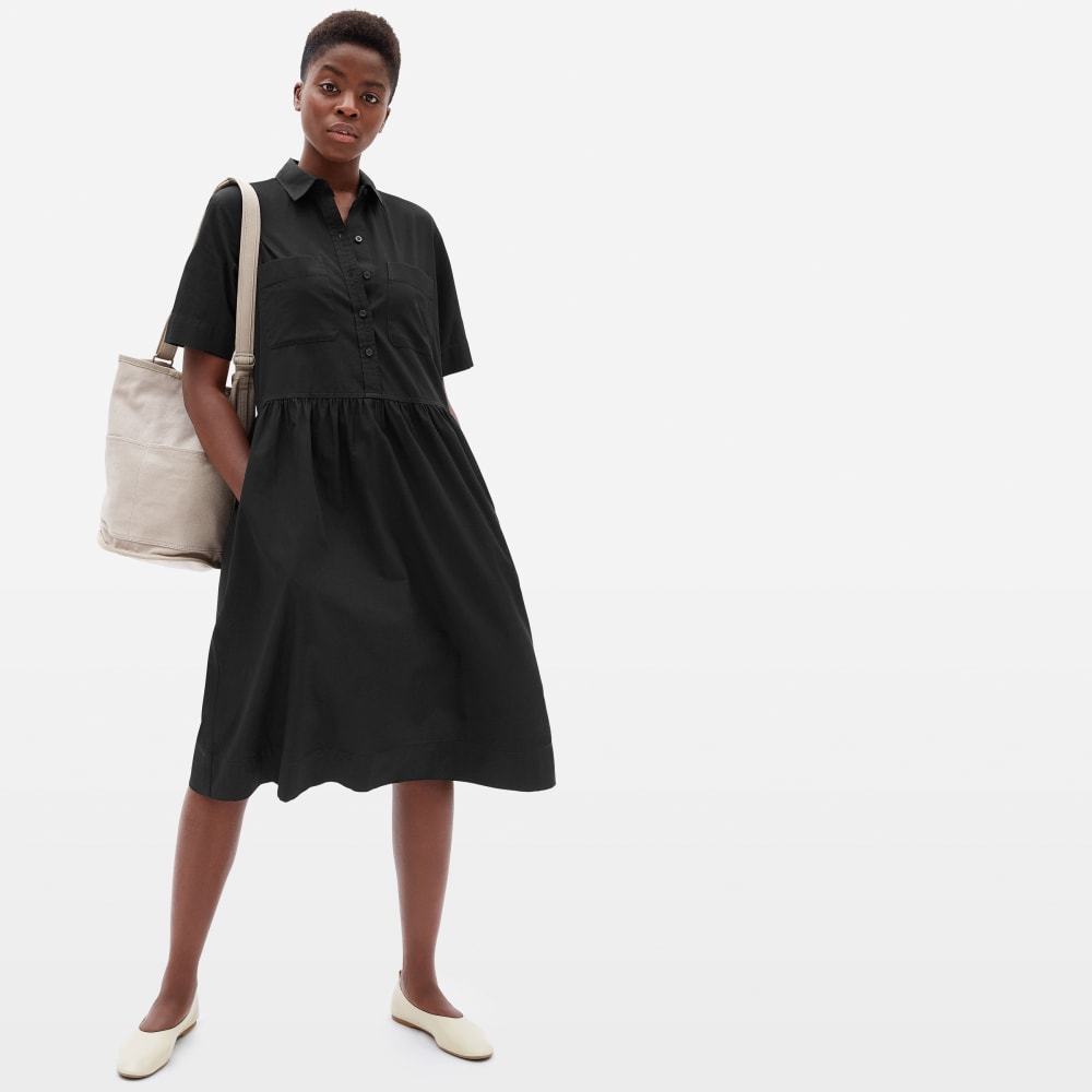 womens-parklet-shirt-dress-black | primary