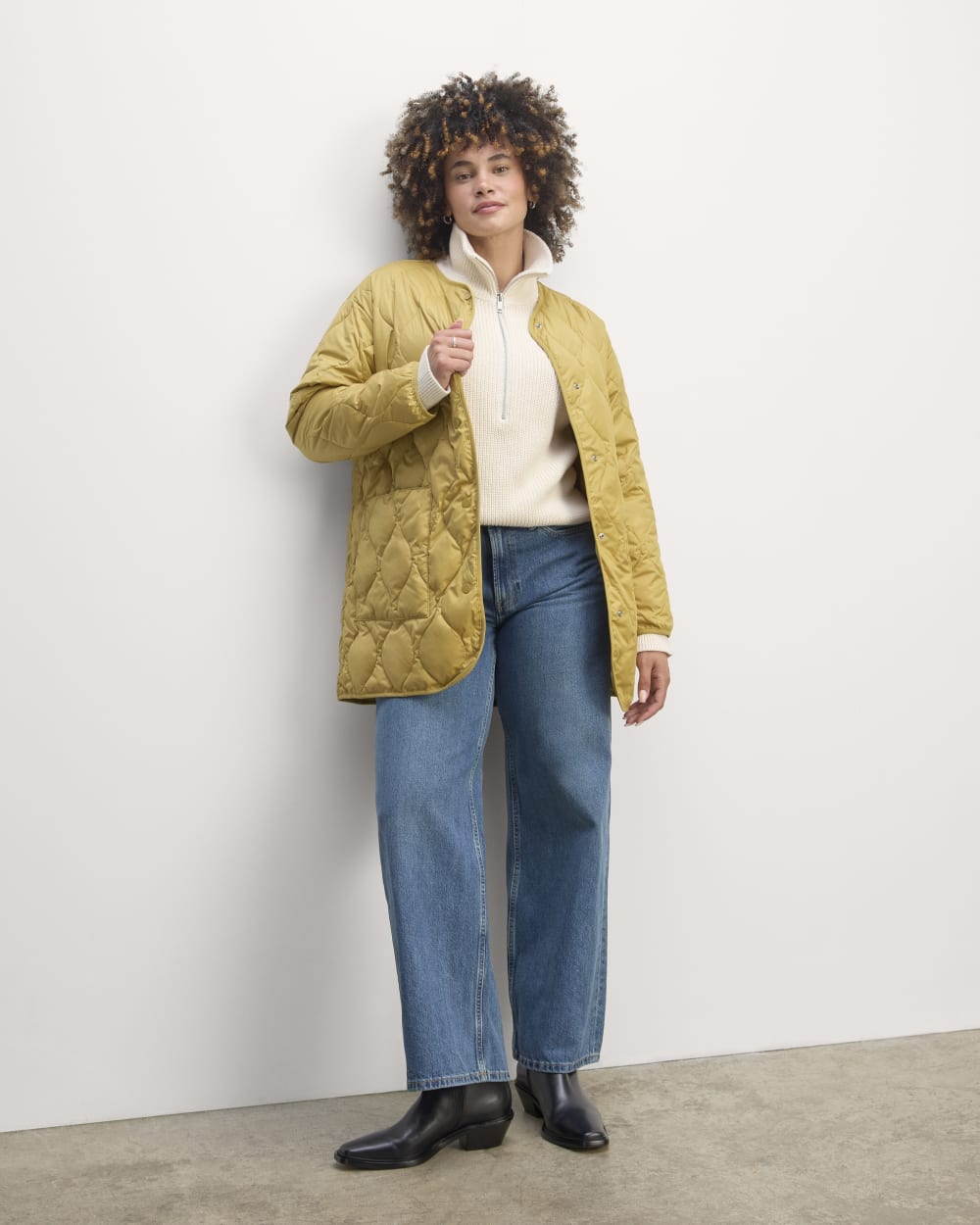 The Quilted Liner | Golden Oak – Everlane