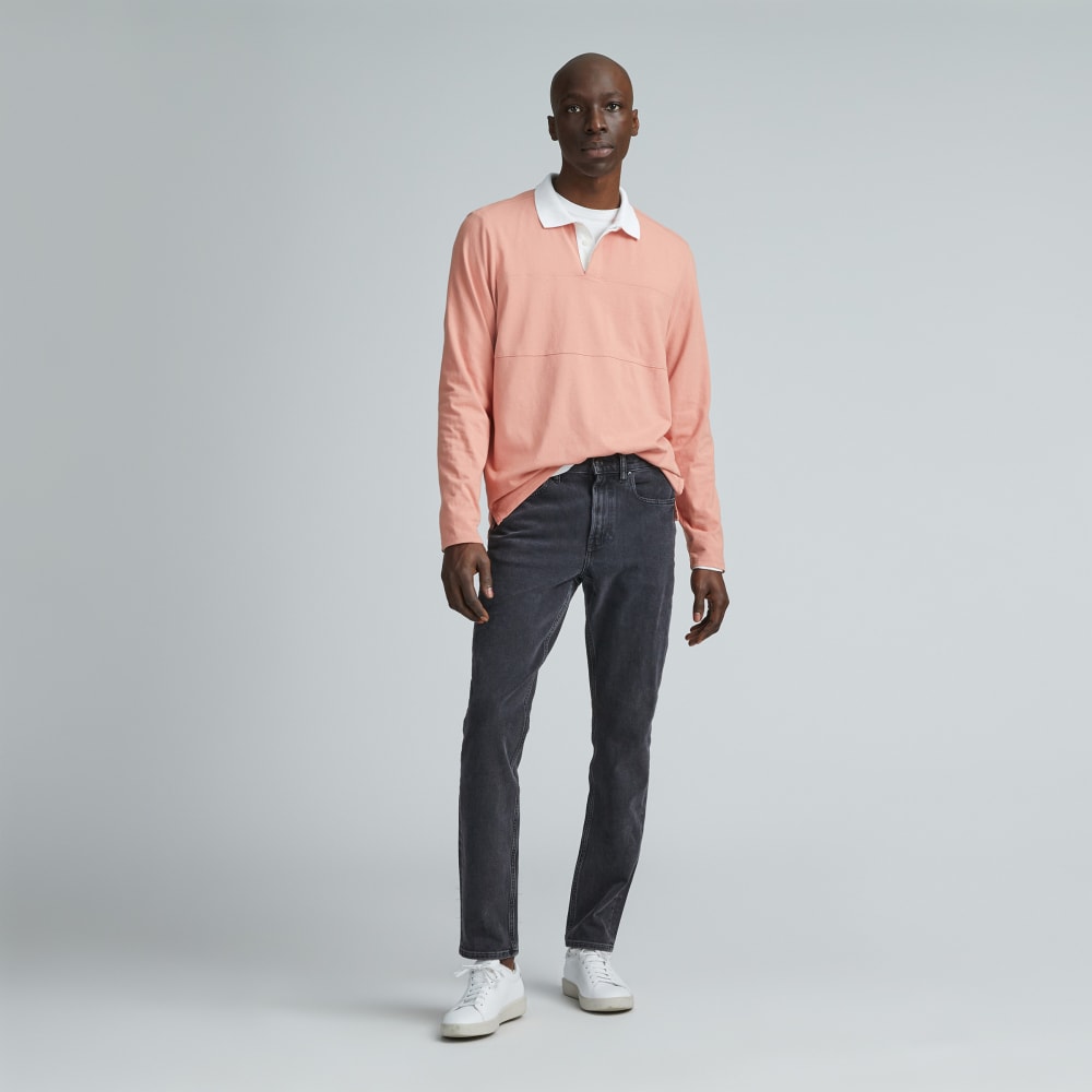 Men's Roses Rugby Top The Premium-Weight Rugby Shirt | Light Rose – Everlane