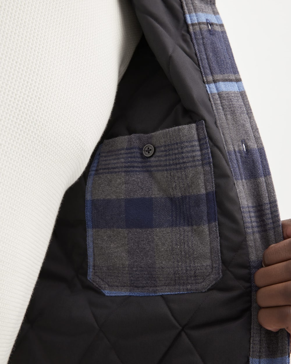 mens-flannel-filled-shirt-jacket-blue-black-navy-charcoal