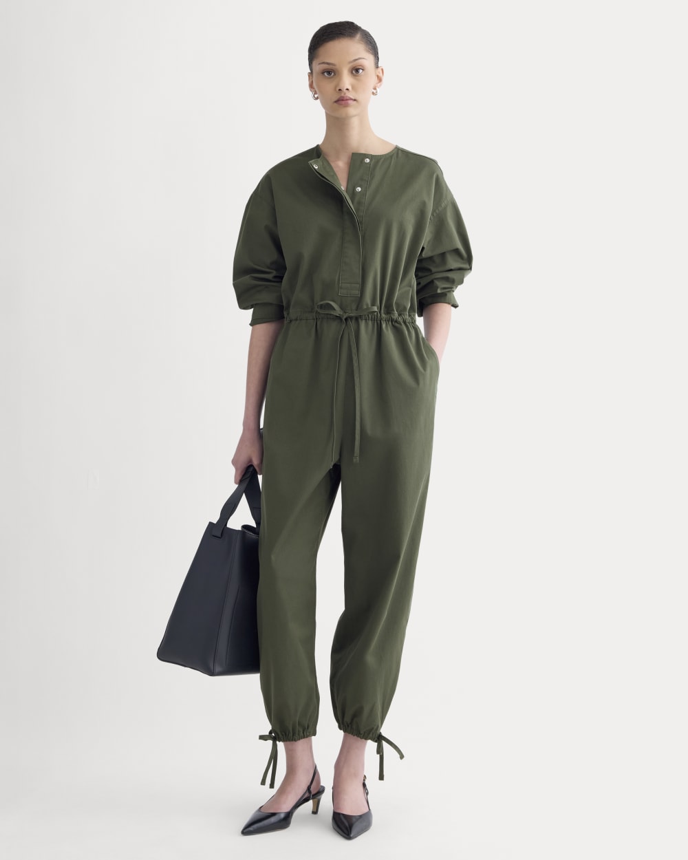 The Utility Drawstring Jumpsuit