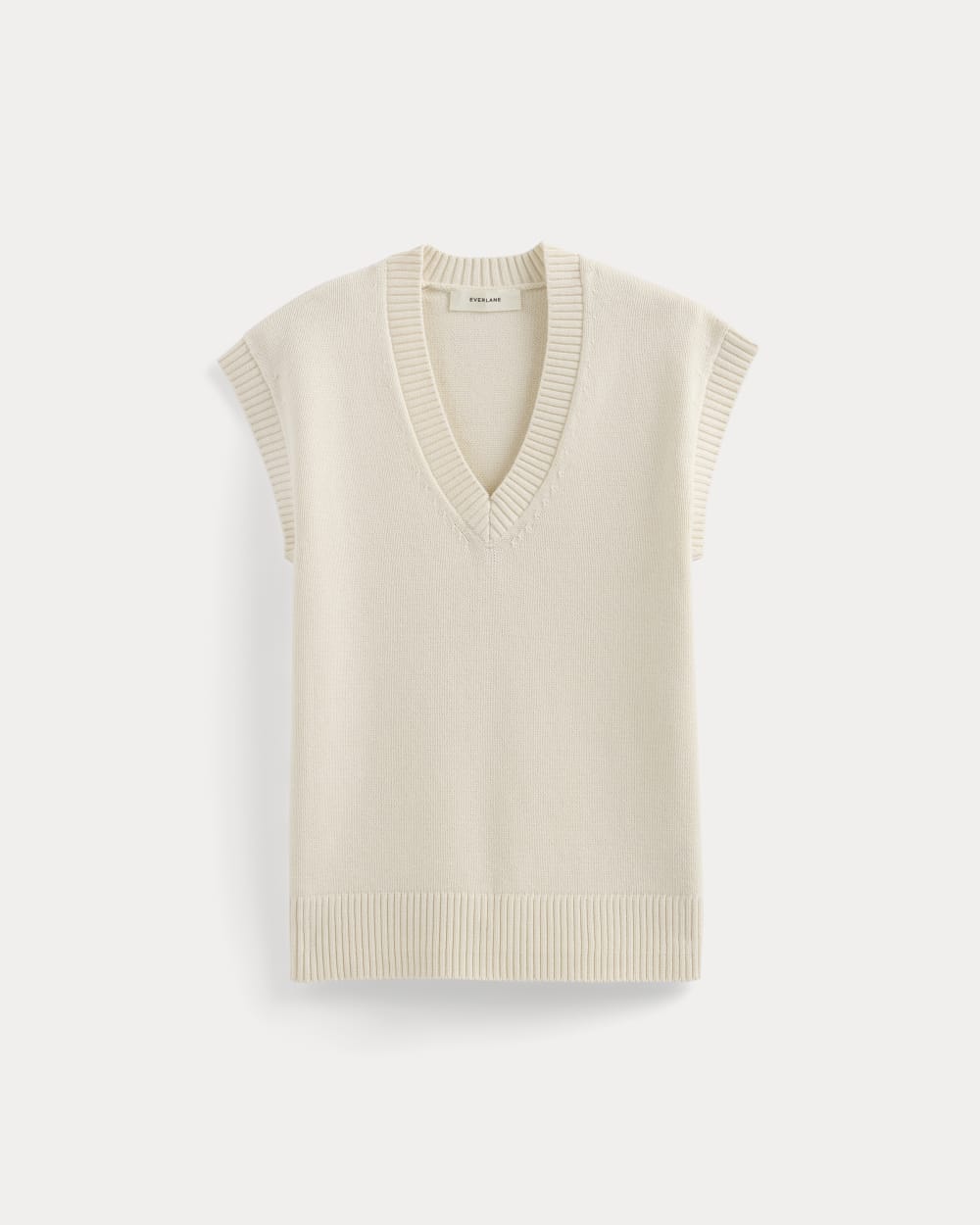 ナエ　boxy knit vest Boxy Knit Vest vanilla
