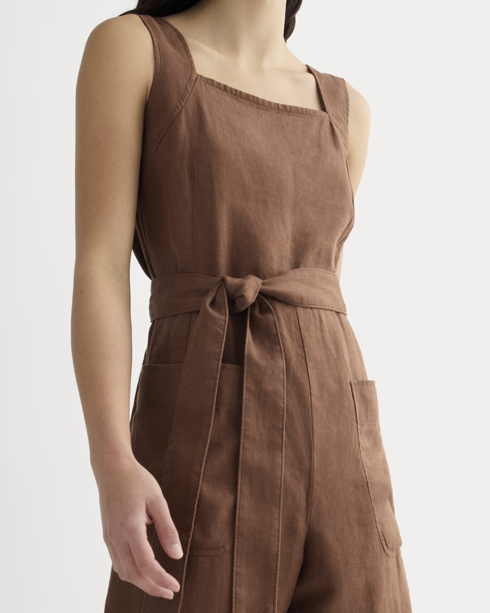 The Utility Coverall in Linen | Cedarwood – Everlane