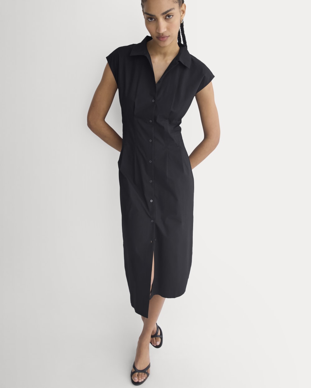 Muscle Shirtdress in Lightweight Cotton
