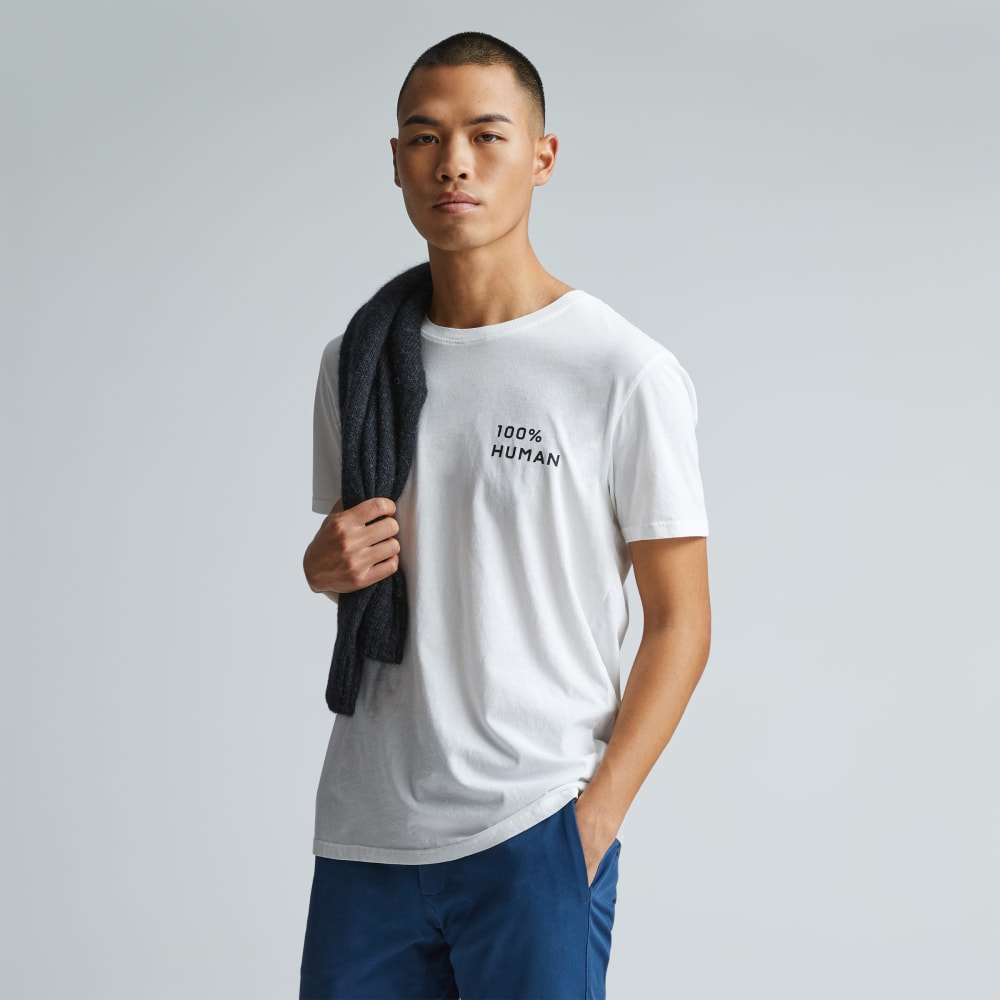 unisex-human-crew-sprint-white | primary