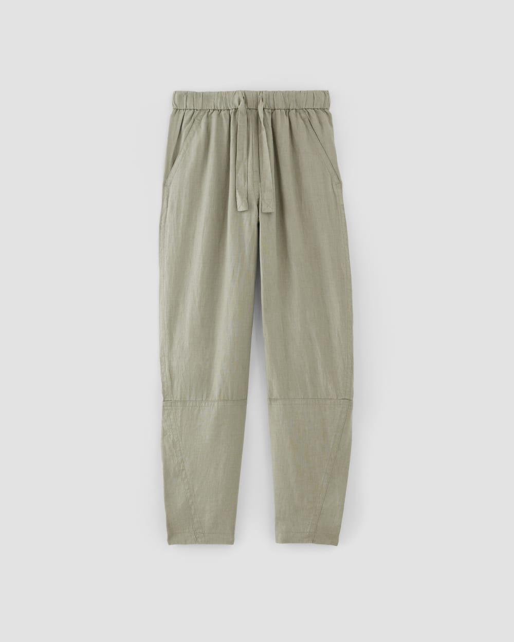 The Linen Pull-On Barrel Pant | Sage Green – Everlane