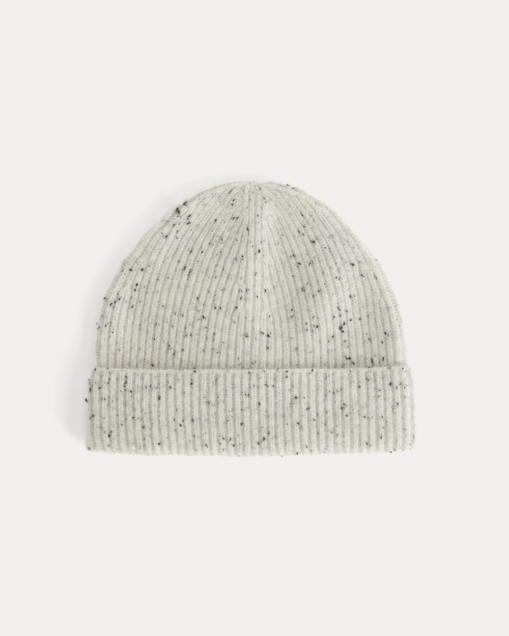The Cashmere Ribbed Beanie